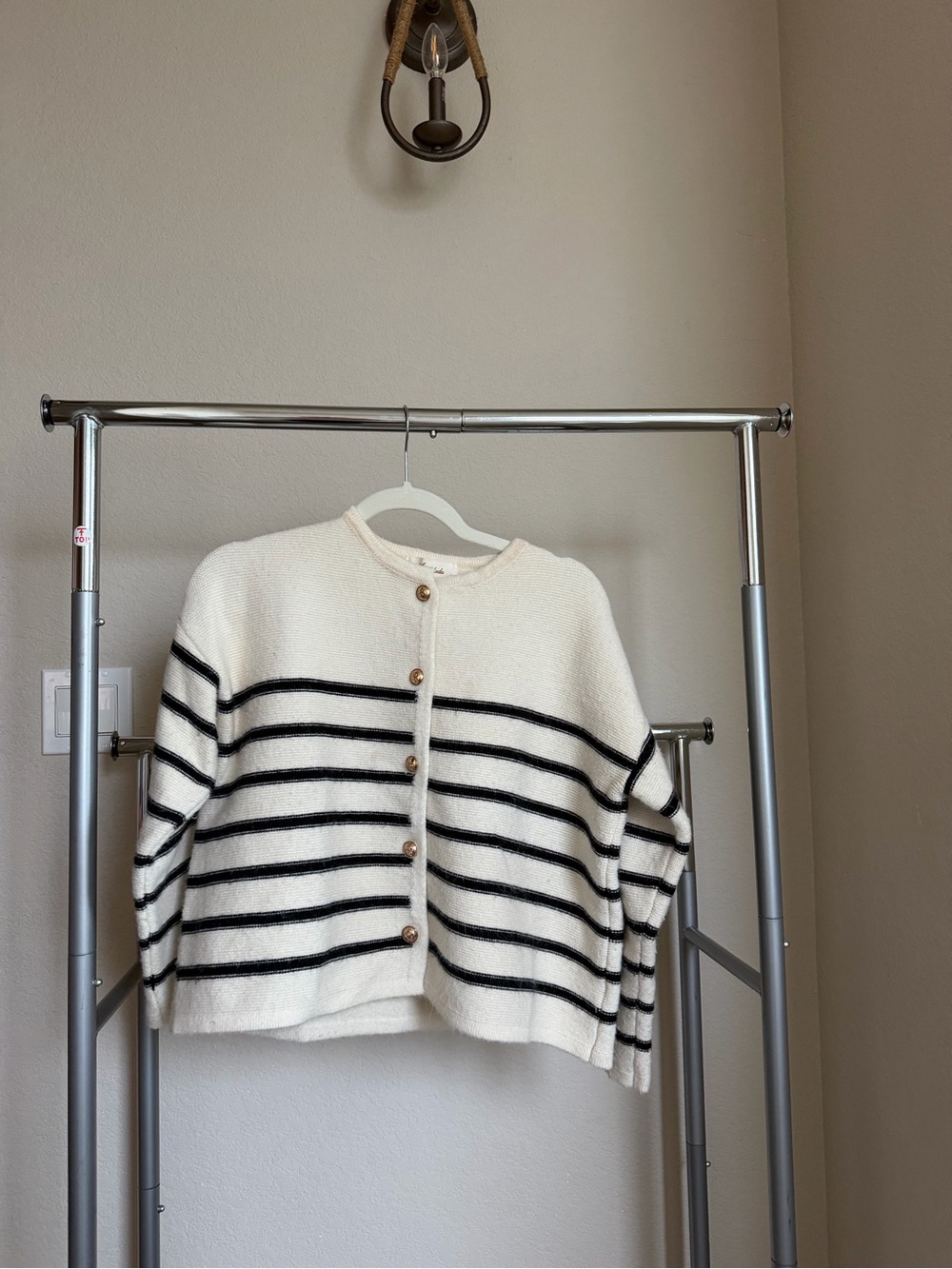 Stripped cardigan